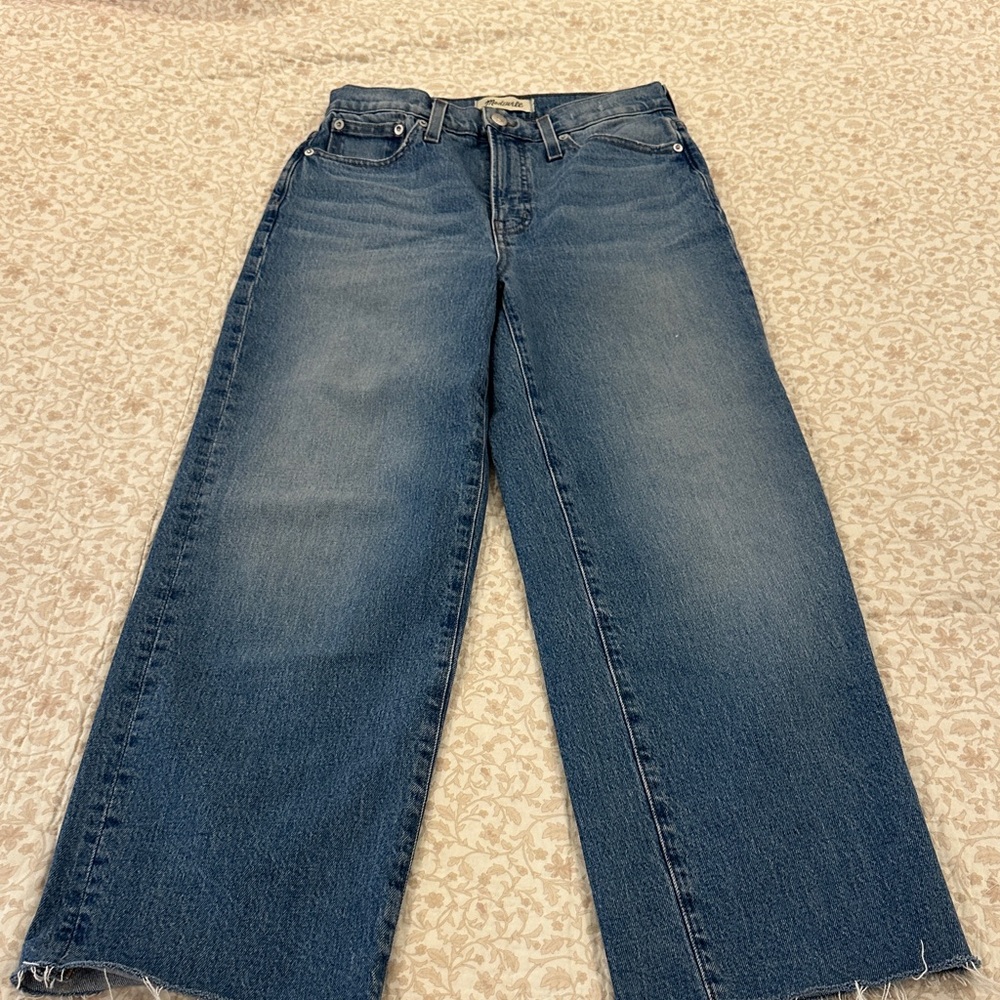 Madewell Women's Straight Leg Blue Jeans